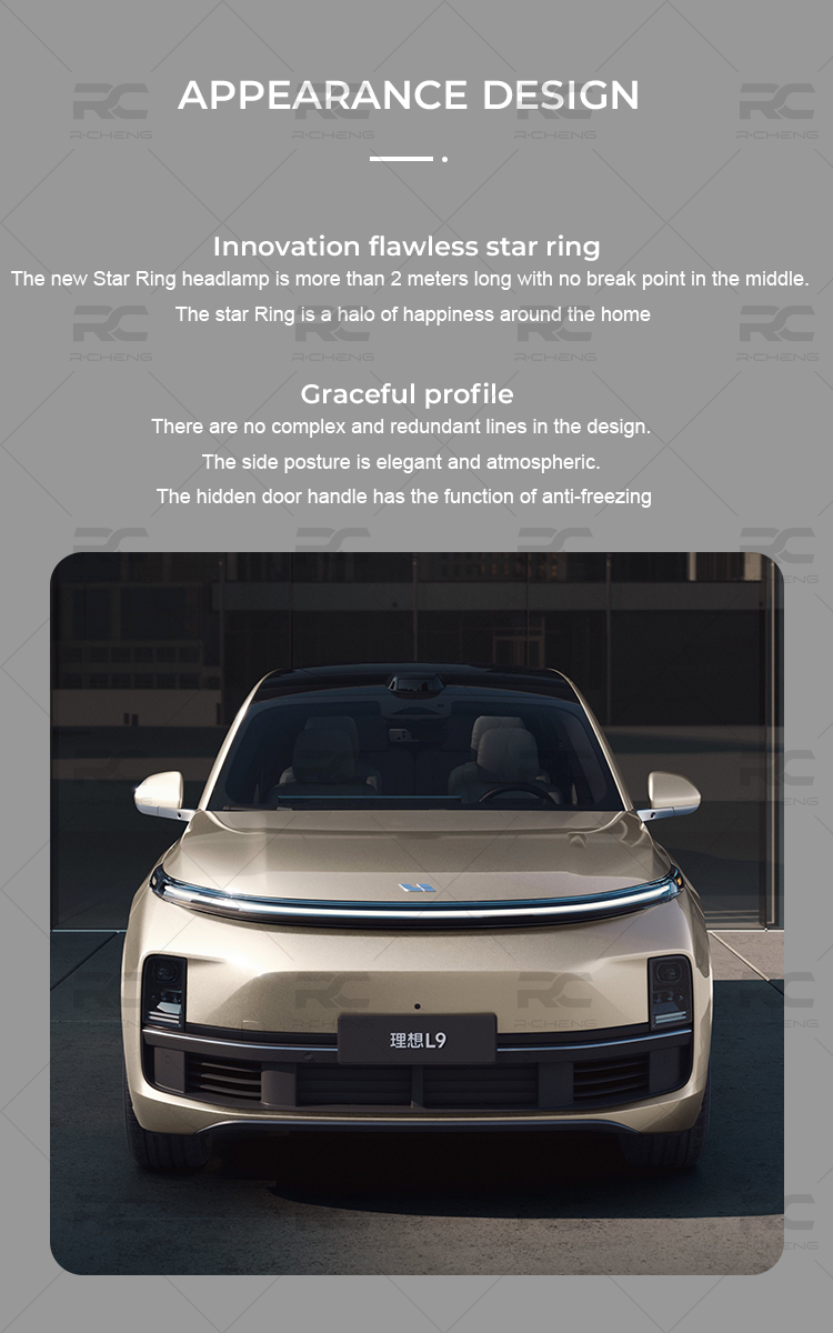 Hot Selling High Level Hybrid Car Lixiang L9 Hybrid Petrol Suv From China Li Auto Leading Ideal Vehicle Wholesaler