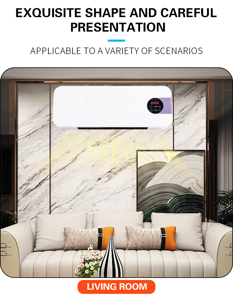 Safety Odorless Stable Color Customized Thermal Fuse Bathroom Heater