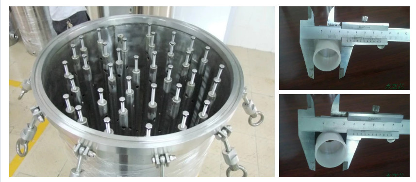 High Pressure PP Pleated Clear Water Filter Housing / Water Filter Cartridge Housing