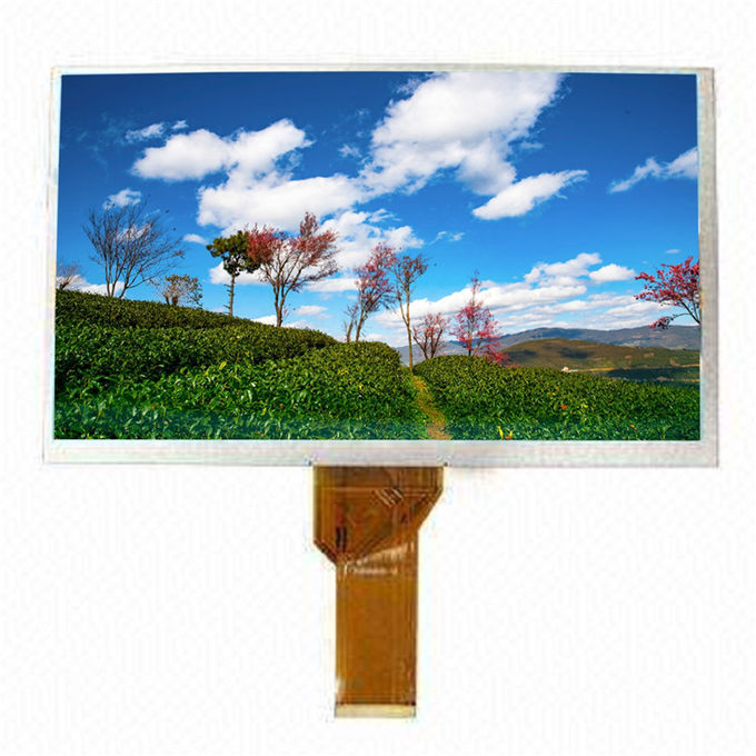 High Brightness 800x480 RGB 24BITS 200Cd/M2 7" TFT LCD Display