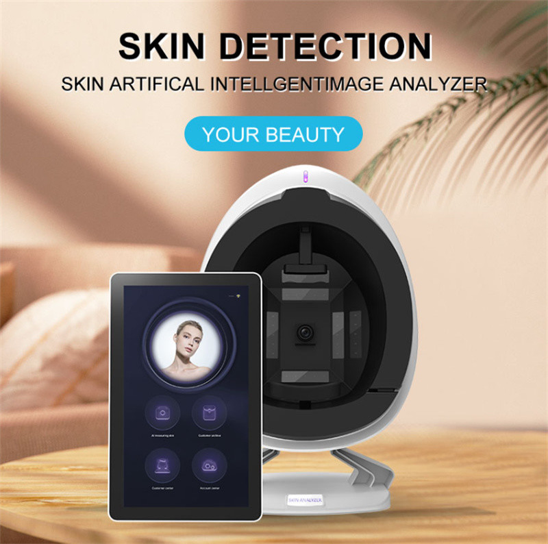 Portable 3d Skin Analysis Machine Wrinkle Pigment Scanner For Face