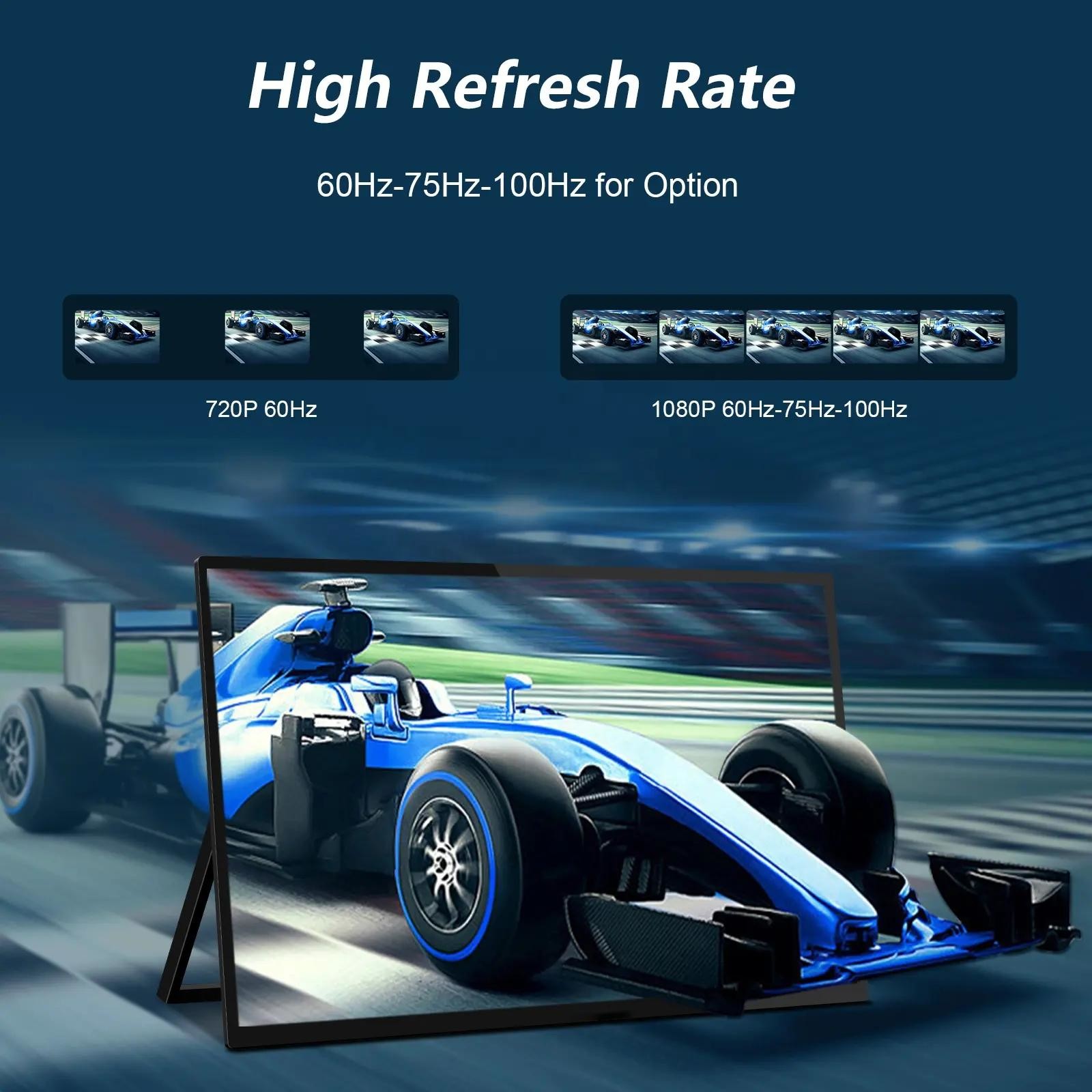 14 Inch Portable 1920*1200P LCD Touch Screen Monitor USB Compatible with Computer PC PS4 PS5