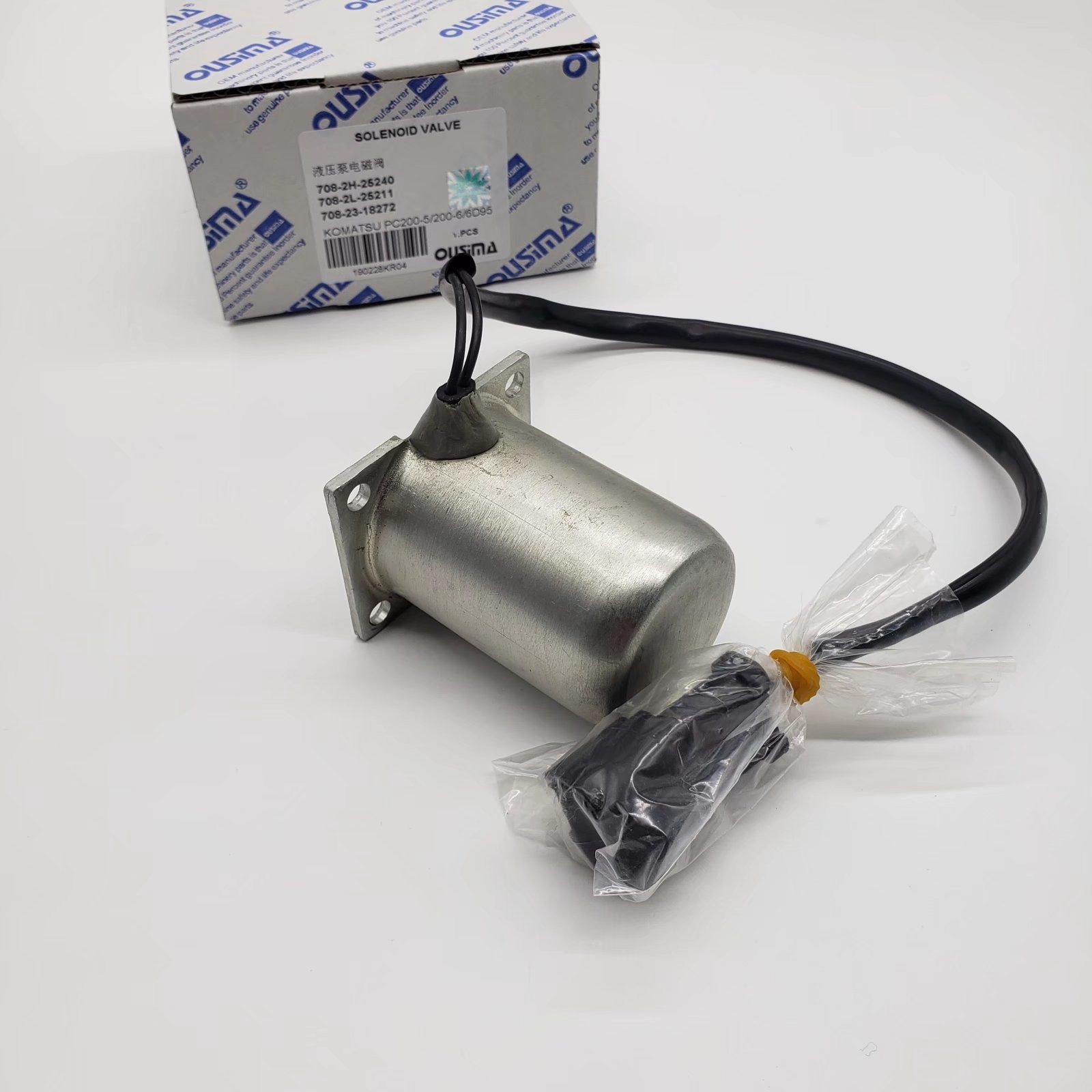 Hydraulic Pump Excavator Solenoid Valve 708-2H-25240 708-2L-25211 708-23-18272