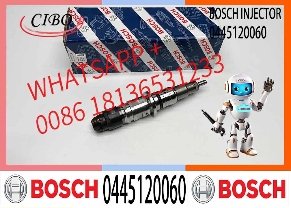 Diesel Injector Nozzles 0445120060 Diesel Common Rail Fuel Injector for Cummins Engine 5263321