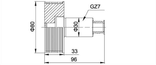 Resilient Mounting Series Open End Spinning Spare Parts For Saurer Autocoro