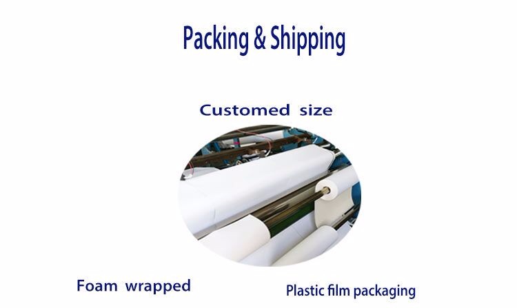 BY-S6 Glossy waterproof inkjet stretched printing canvas roll 80% polyester 20%cotton