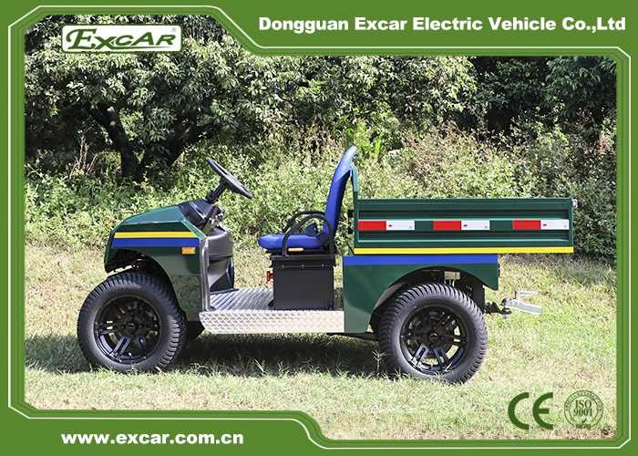 Aluminum Chassis Electric Golf Carts With Cargo Lithium Ion Battery 150ah