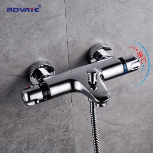 Multi Functions rain shower set Germane Style ROVATE Polished Surface