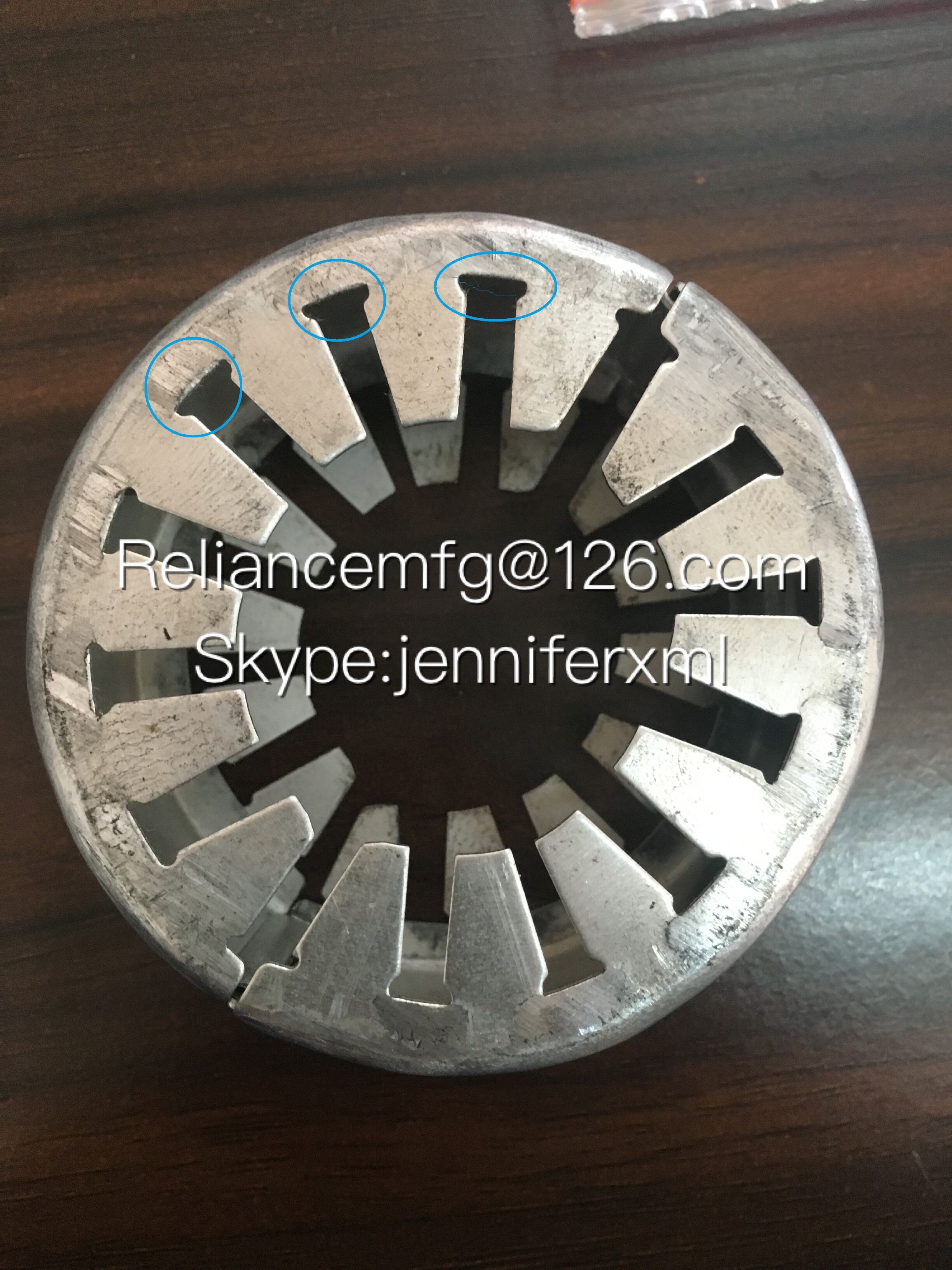 Galvanized Steel Sheet Circular Spacer Rings For Embedded G Base Fin Tubes