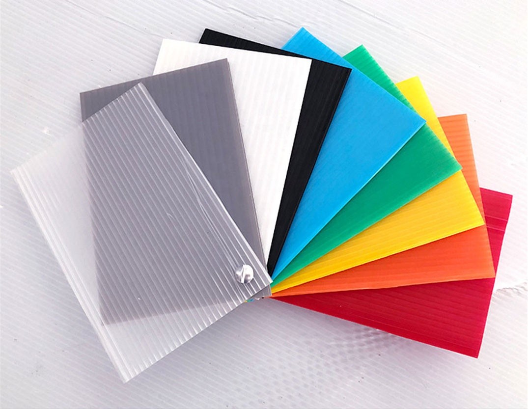 PP Corrugated Sheet 3-layer Structure Thickness 0.2-2mm Available Paypal Accepted