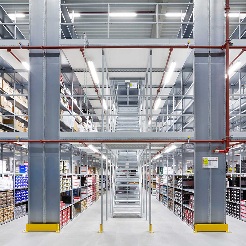 2-3 Tiers Steel Warehouse Mezzanine Shelf Supported Mezzanine SGS