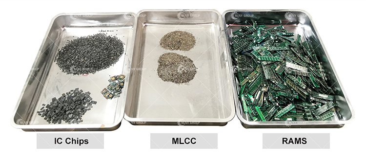 High Capacity Waste PCB Components Precious Metal Refinery Plant with 25kW Power