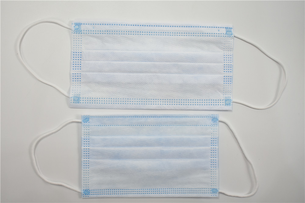 Kids Disposable Masks Blue Mask 3 Layers Non Woven Children Disposable Mask
