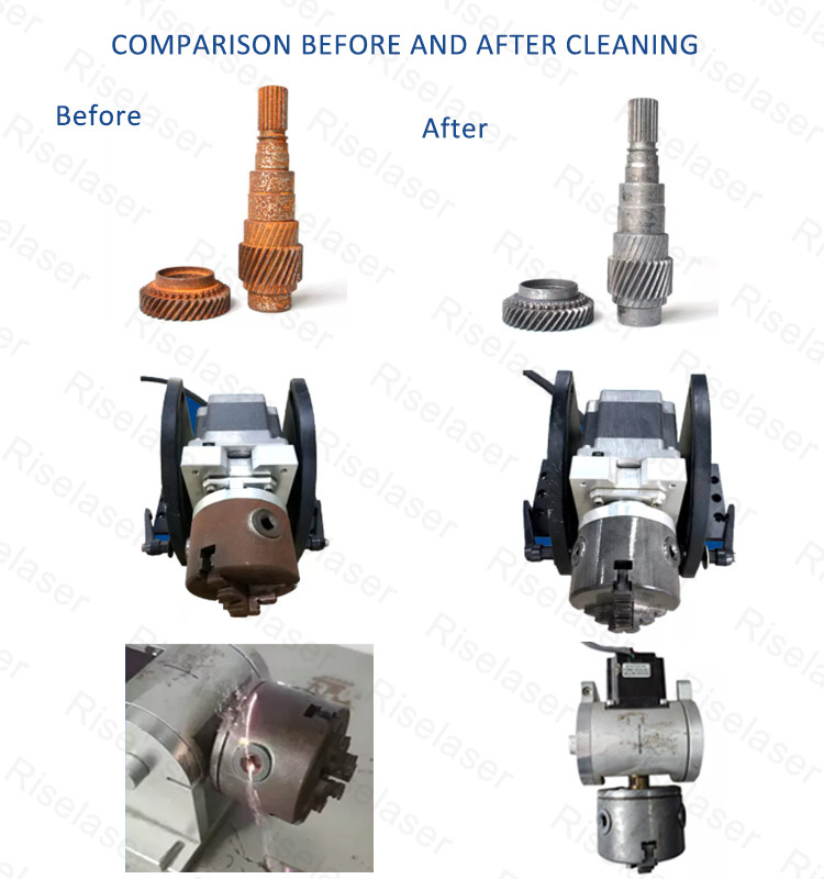 1500W 2000W Laser Rust Cleaning Machine Water Cooling Laser Rust Remover