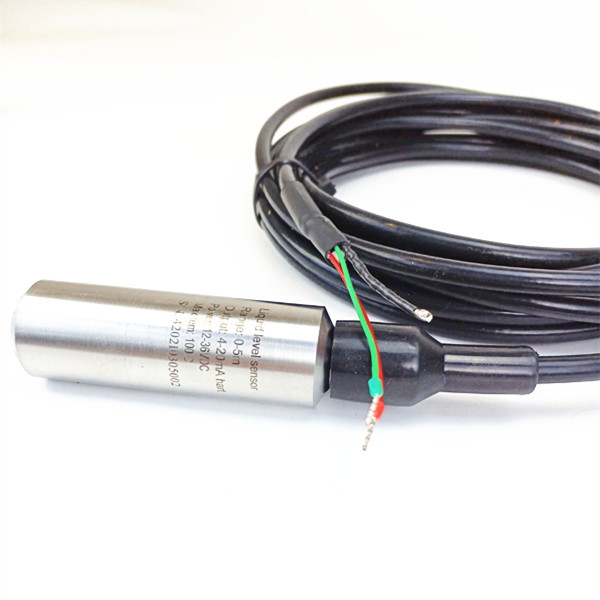 Submersible Type Water Level Sensor Transmitter LCD Digital Display 4mA