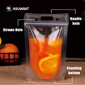 Buy cheap Fruit Juice Liquid PET Metallized Liner Stand Up Zipper Bags product