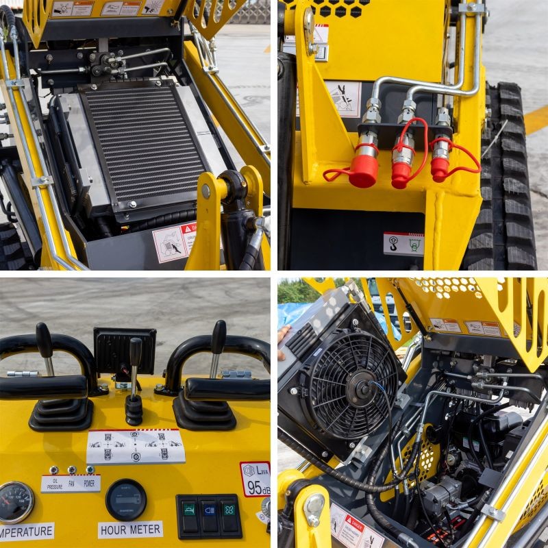 Ce Iso Mini Skid Steer Loader Versatile And Maneuverable Machine