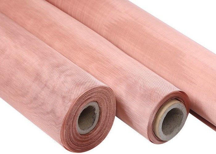 Heat Radiating Red Copper Wire Mesh Industrial Woven Wire Mesh Sustainability