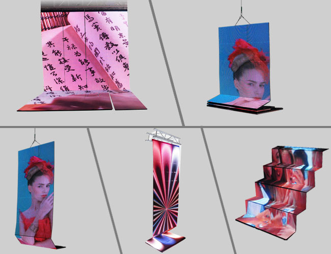 Commercial Outdoor Advertising LED Display Screen Rental 6000 Nits 10mm Thickness