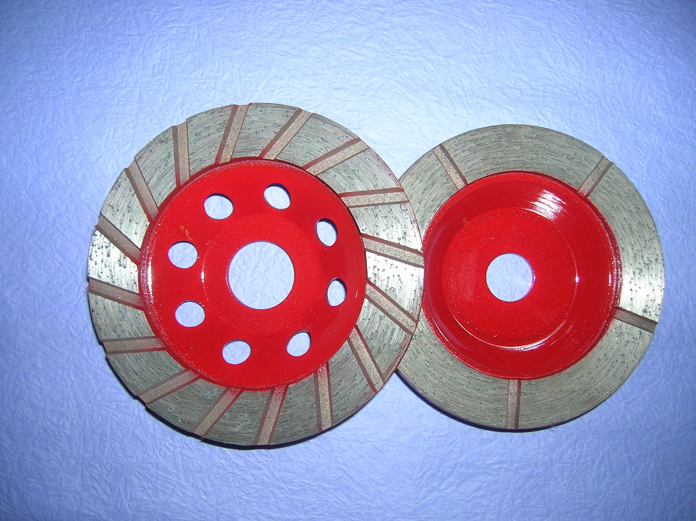 Durable Grinding Stone Wheel / Angle Grinder Sintered Segment Cup Wheel For Granite