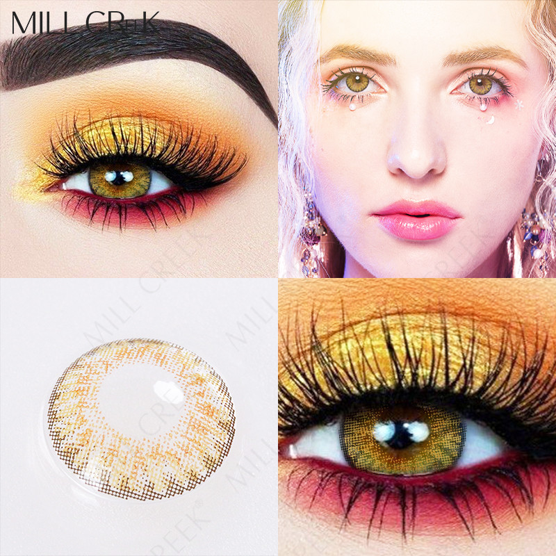 Natural Colored Amethyst Eye Contacts Lens Non Prescription