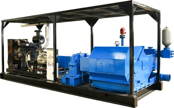 2800hp HDD Triplex Mud Pump Single Acting Piston 2100rpm