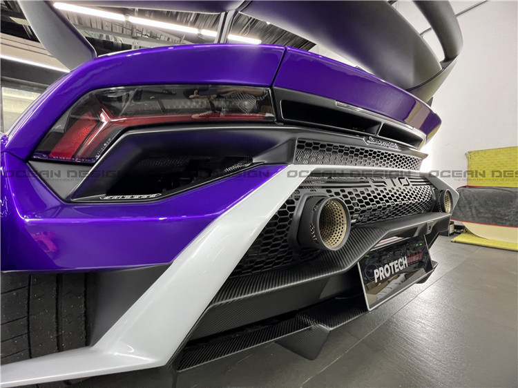 Dry Carbon Fiber Carbon Fiber Body Kit for Lamborghini Huracan STO Huracan STO Upgrades OEM-style Front Shovel Diffuser Body Kit
