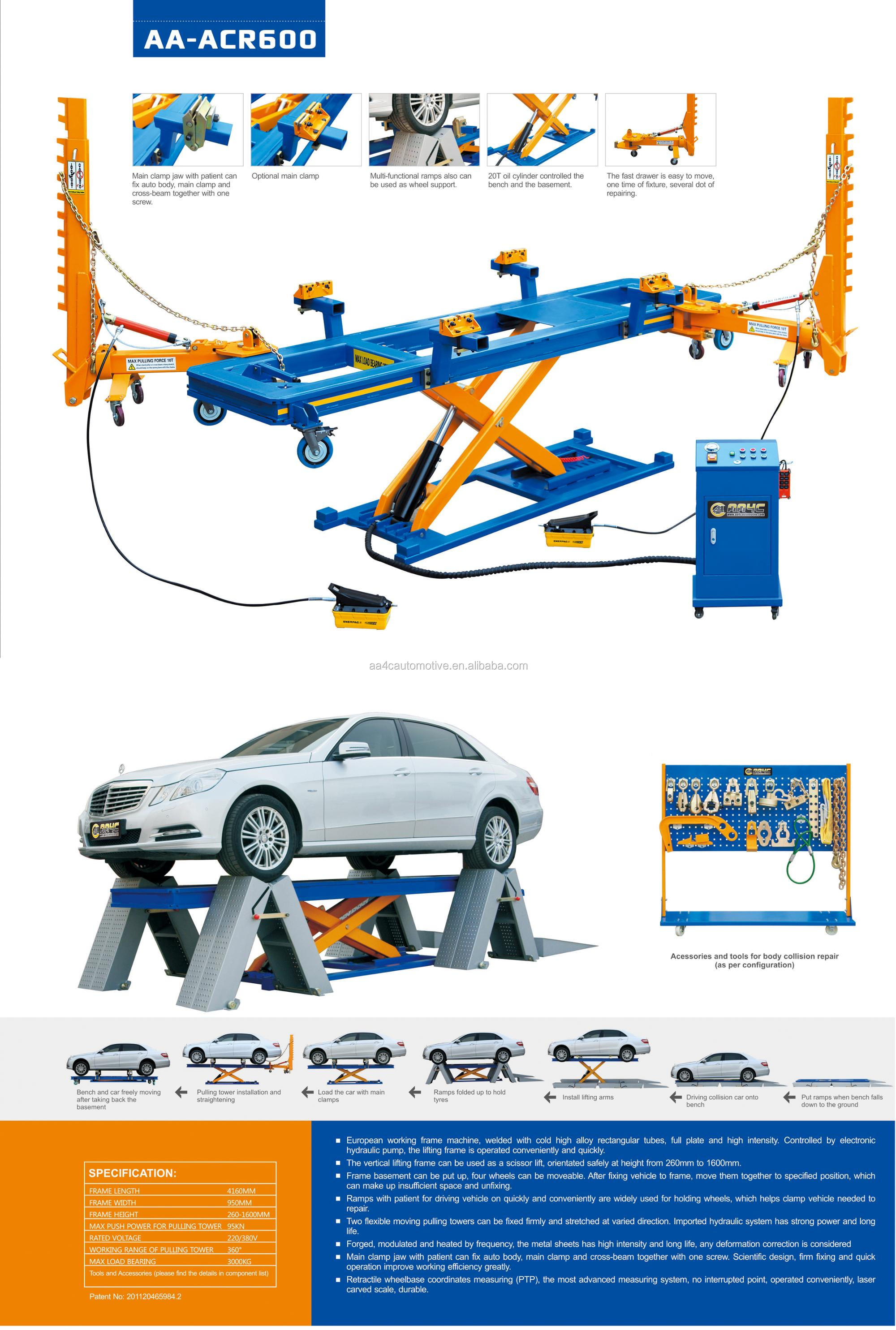 Mobile car body repair bench for sale AA-ACR600