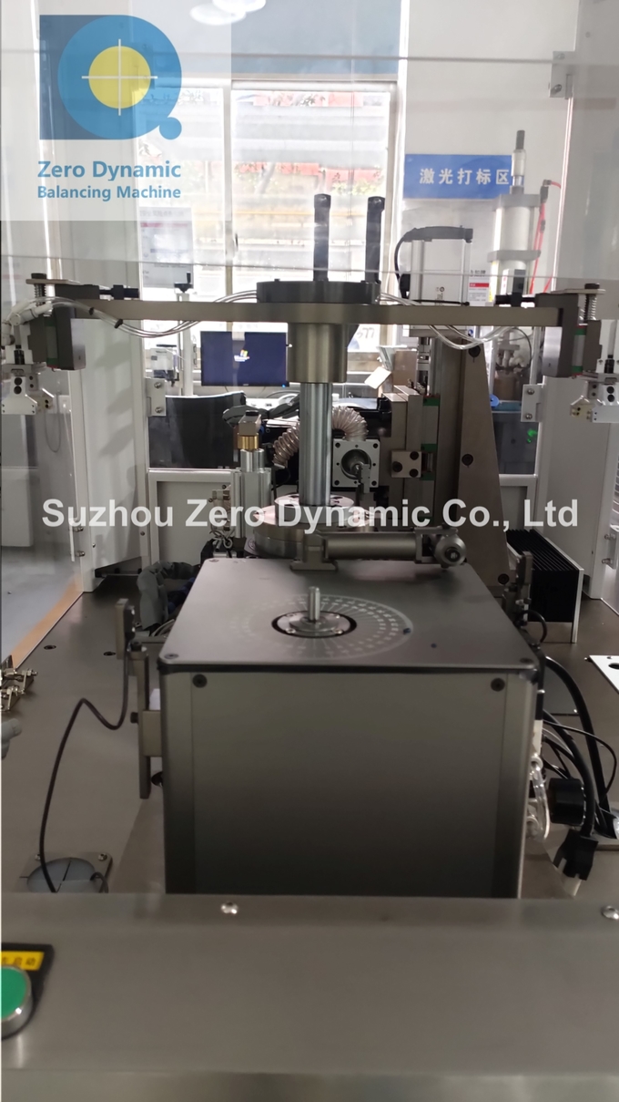 Sweeper Motor Outer Rotor Balancing Machine, Vertical Double Plane Milling Correction Balance Machine