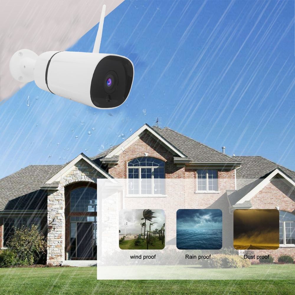 Home Security 1080p Wifi Camera 20M night vision Compatible With Alexa