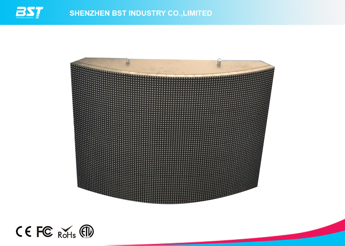 Circular P10 Curved Led Screen Pixel Pitch 10mm Outdoor Full Color Led Display