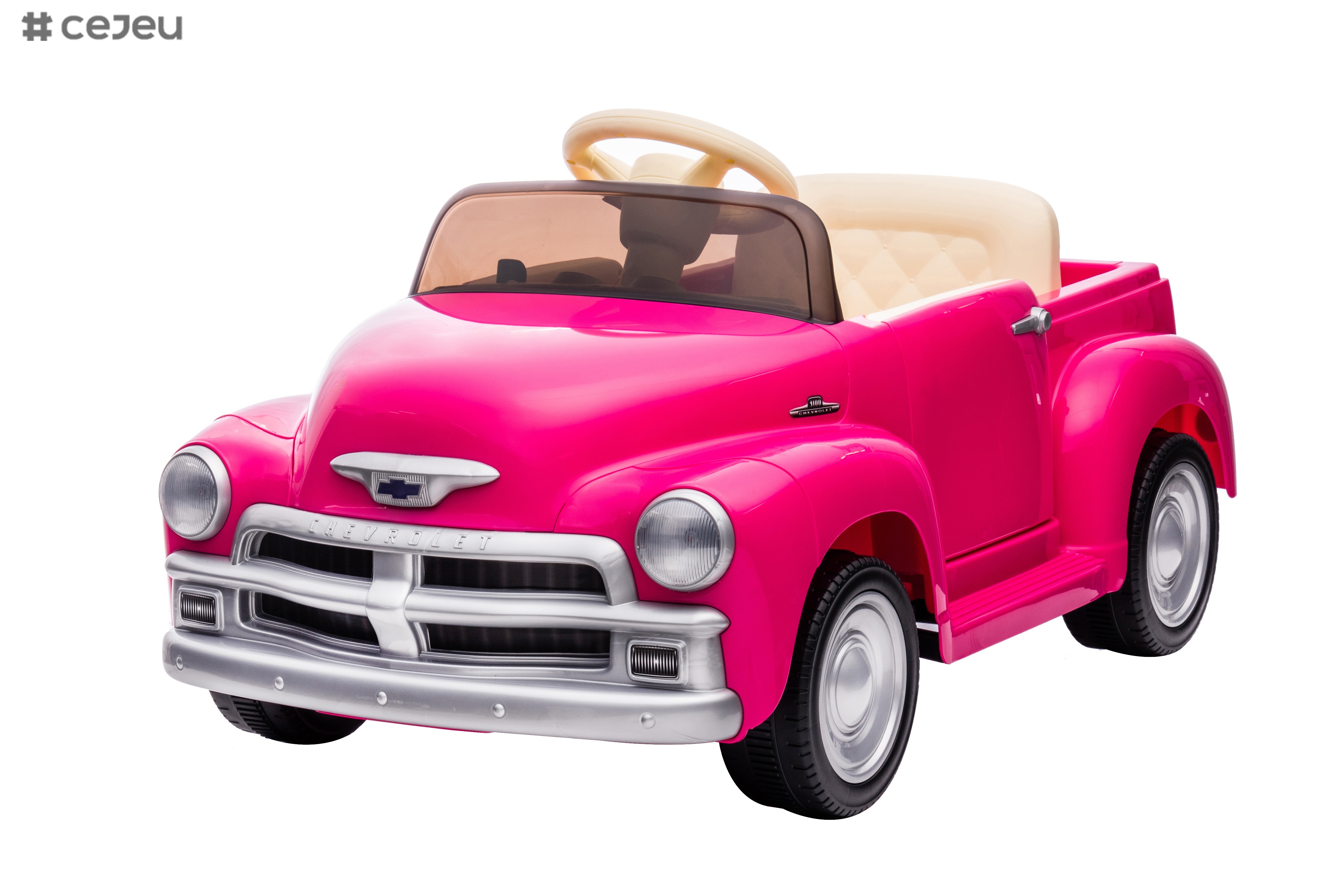 Licensed Chevrolet Silverado 12V Kids Electric Powered Ride on Toy Car with Remote Control & Music Player,