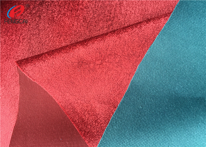 100% Polyester Sofa Velvet Upholstery Fabric , Composite Home Textile Material