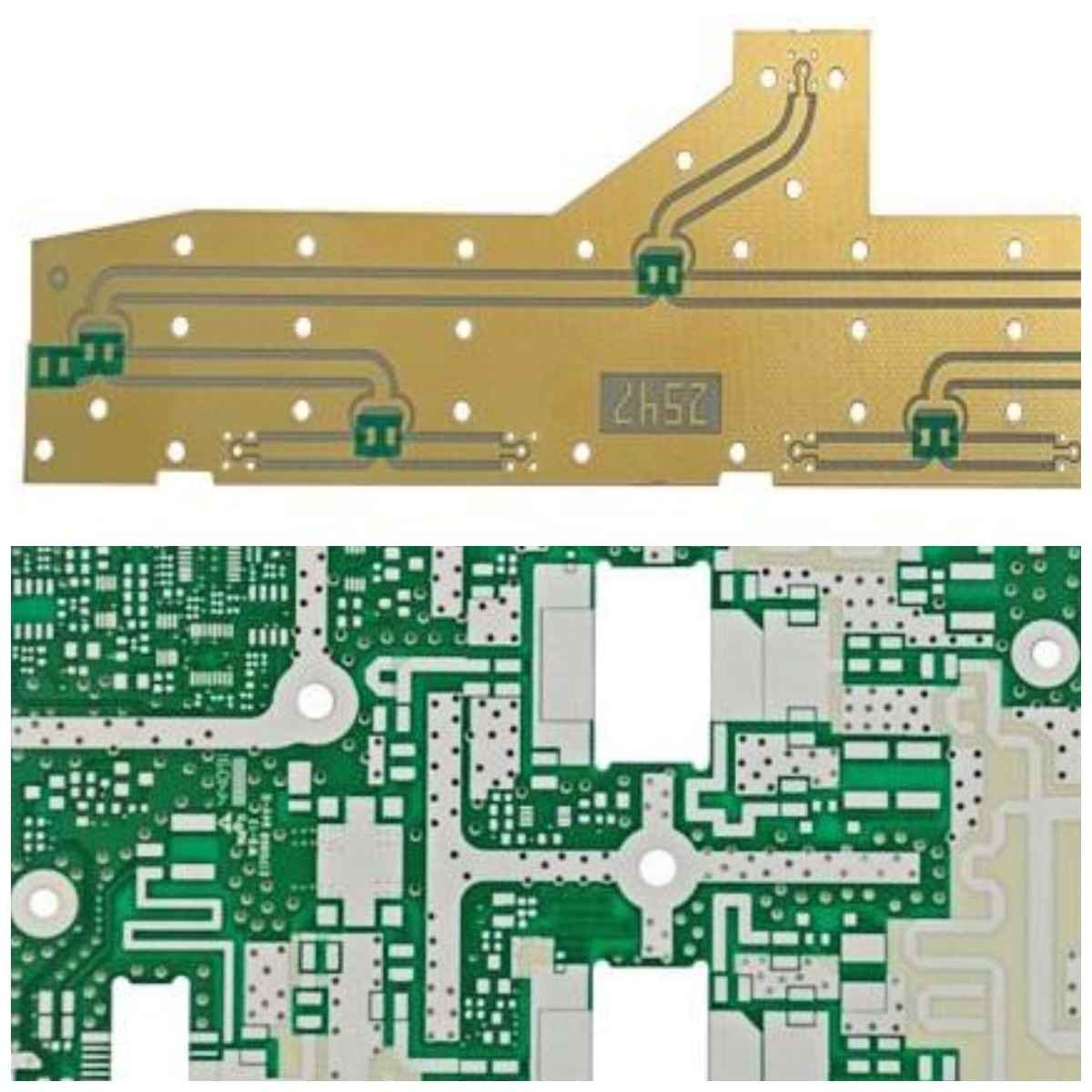 Green Solder Mask High Frequency Circuit Board ARLON FR4 2.0mm 2oz