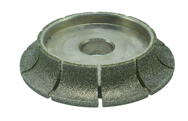 Silver 40mm Dry Use Diamond Grinding Wheel Disc Slotting