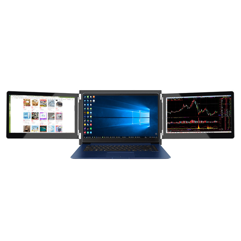 230cd/m2 1920*1080P 11.9 Inch Laptop Extension Triple Screen HDMI
