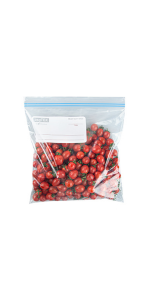These greaseproof zipper lock bags allow you to store greasy foods without creating a mess.