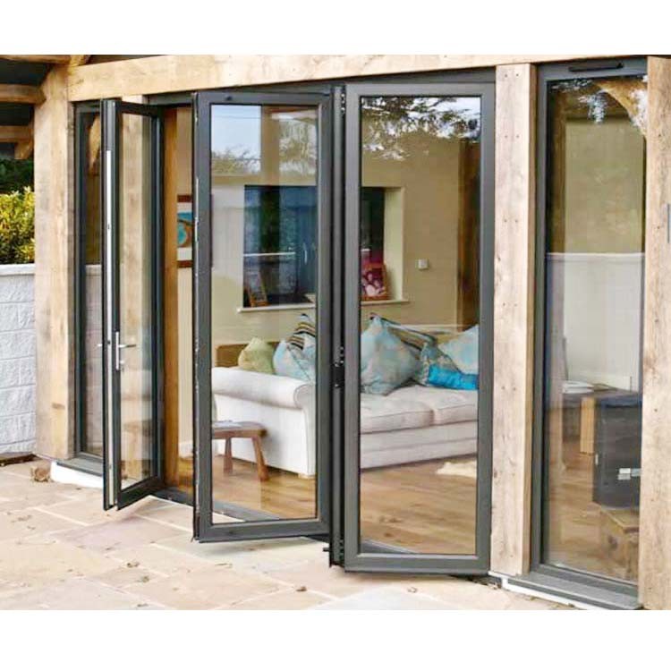 hanging Soundproof Shades Security Aluminum Bifold Windows