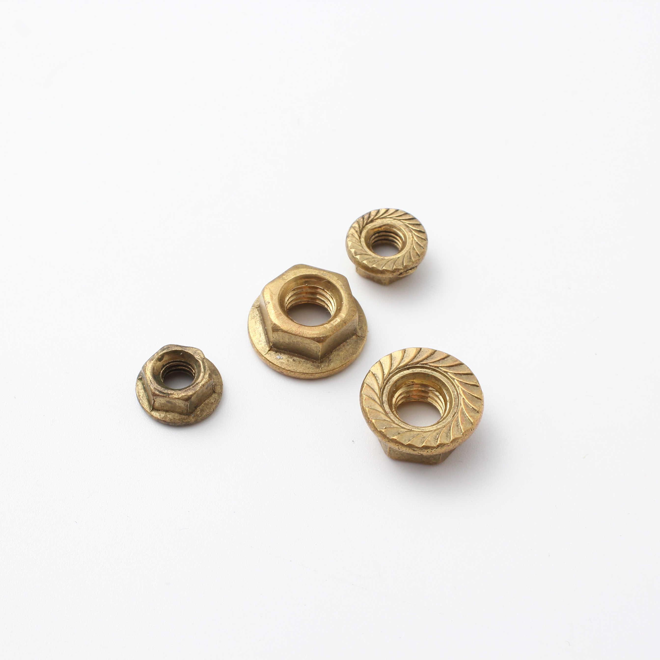 M2-M30 Plain 304 Stainless Steel Nylon Lock Nut DIN6923 for Heavy Load Applications