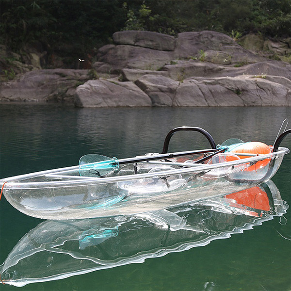 200kgs Loading Weight One Seater Kayak , Double Layer Small Boat Cruising