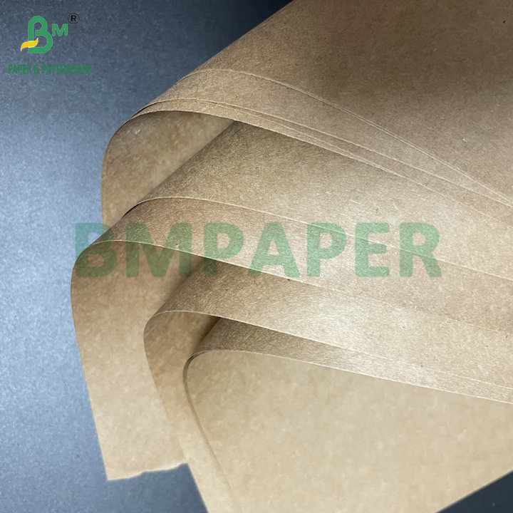 75gsm 80gsm Cement Packaging Brown Semi Extensible Kraft Paper