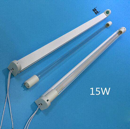 Air disinfection quartz uv germicidal lamp 15 w