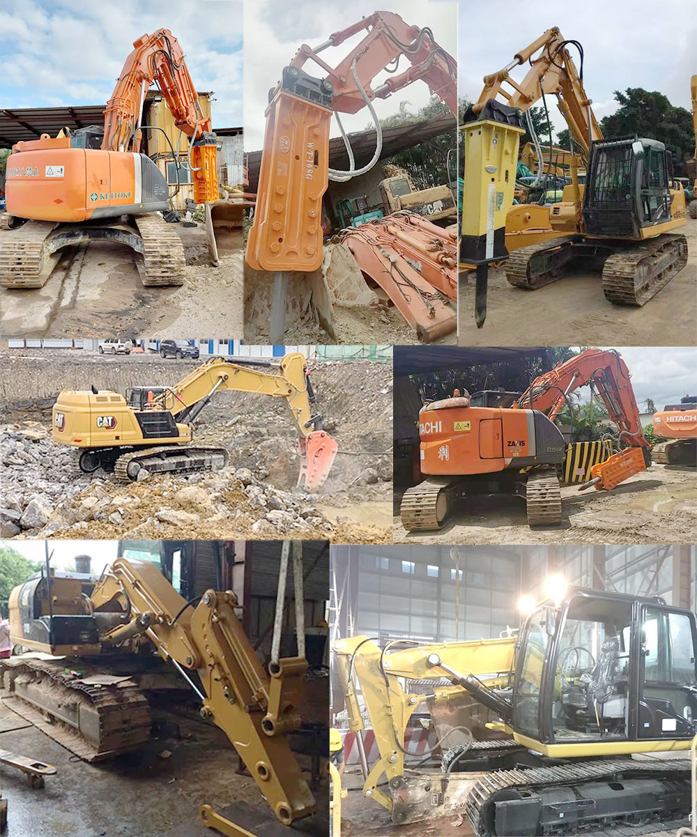 Excavator Tunnel Arm For Sale With Breaker Heavy Duty Longer Service Life-span