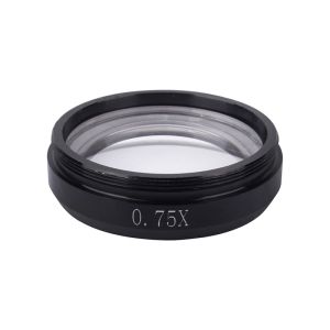 Auxiliary objective lens Barlow Lens for stereo microscope reduce magnification