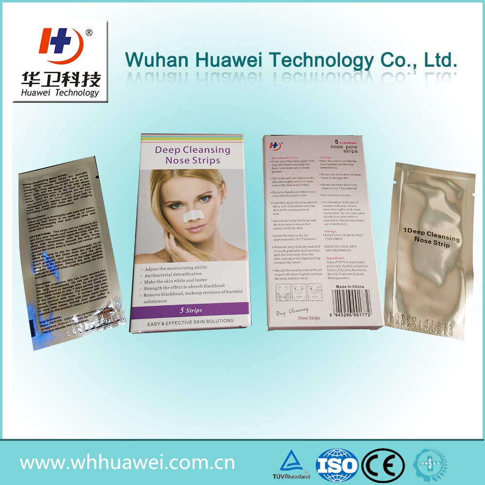 face beauty cleansing mask Nose pore cleanser Blackheads Removal Strip