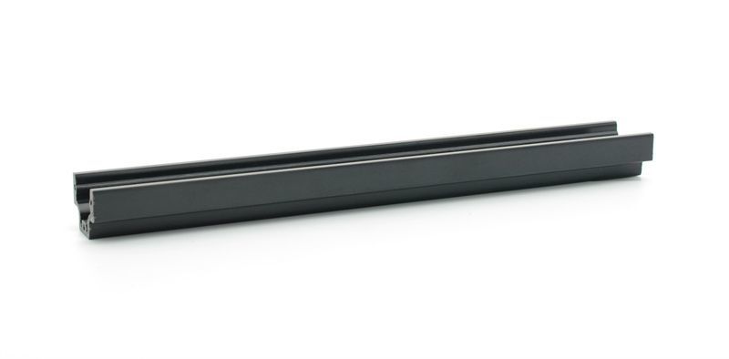 Flexible PVC U Channel Moulding High-Gloss Black Furniture Edging
