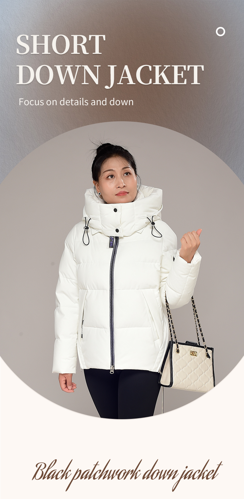 FODARLLOY F23120 Ladies Warm Hooded Cotton-padded Clothes Women Slim Long Winter Jackets Women Coats
