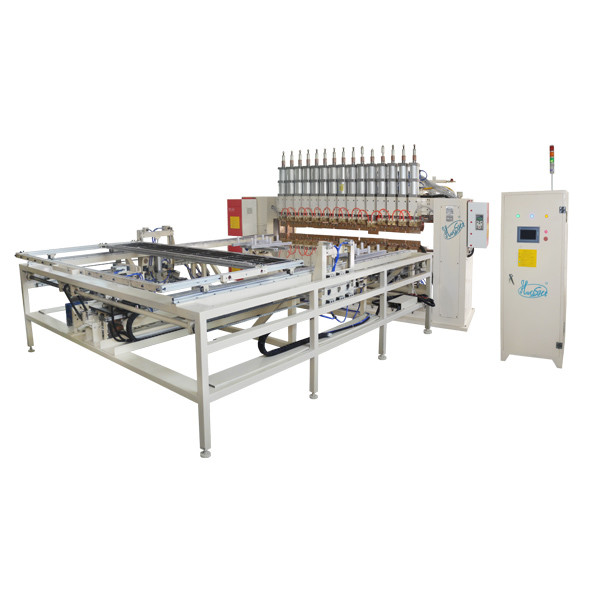 15 Head Rack Spot Welding Machine 100KVA Wire Mesh Welder Hwashi