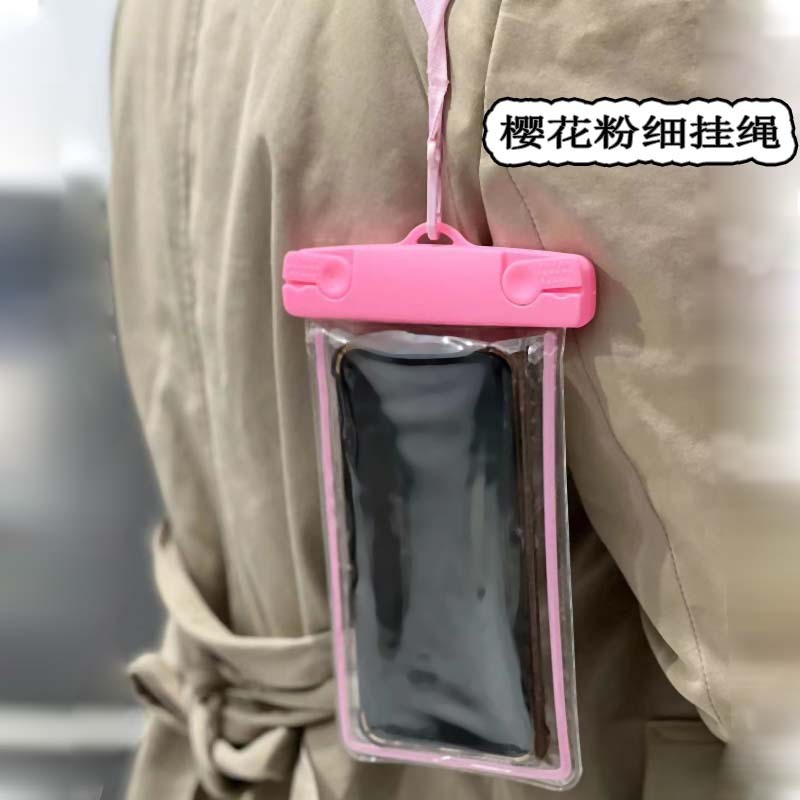 MOBILE PHONE WATERPROOF BAG CUTE GLOW-IN-THE-DARK MOBILE PHONE BAG DRIFTING SWIMMING GEAR TOUCH SCREEN MOBILE PHONE PROT