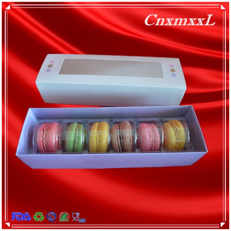 6in1 23cm Length Macaron Window Box Empty Valentines Chocolate Box
